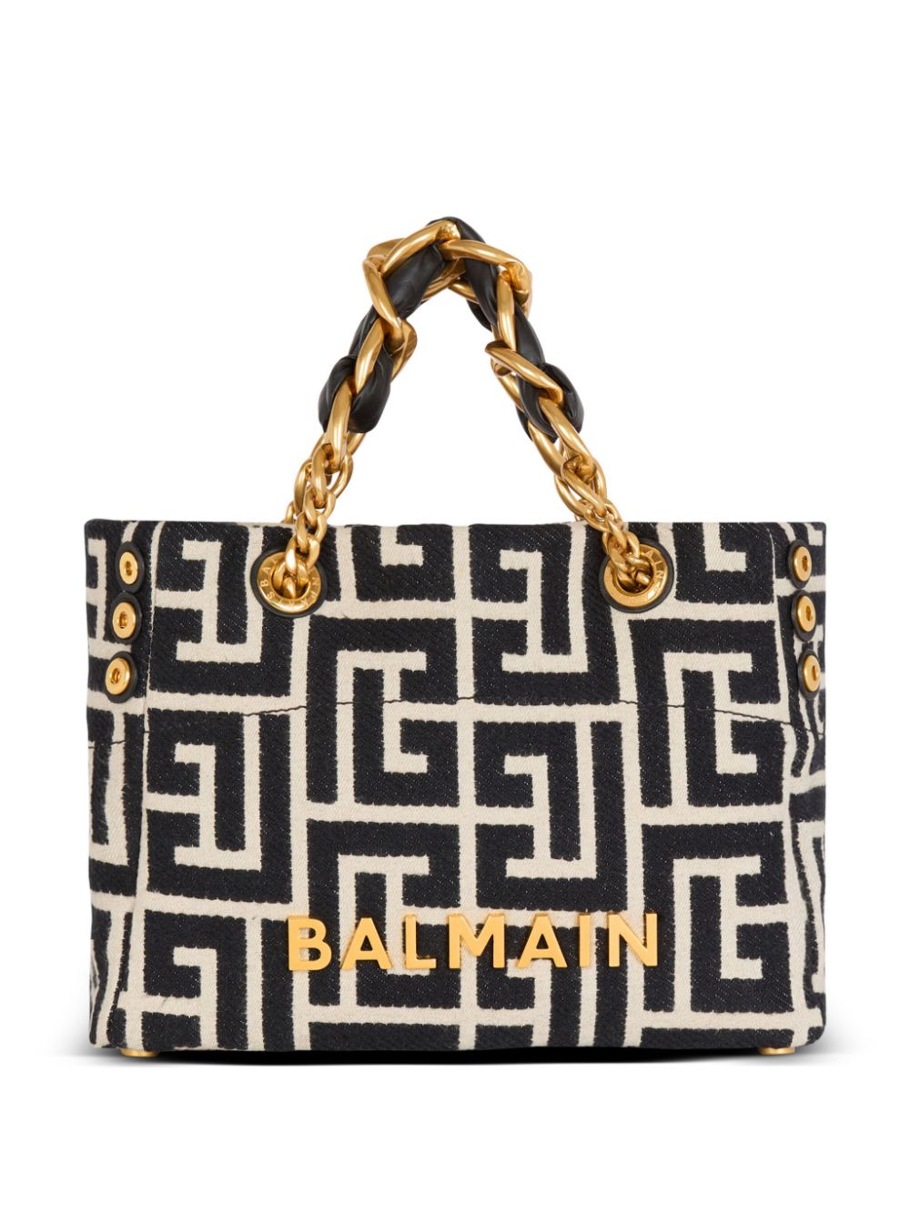 Balmain Monogram Jacquard Bag