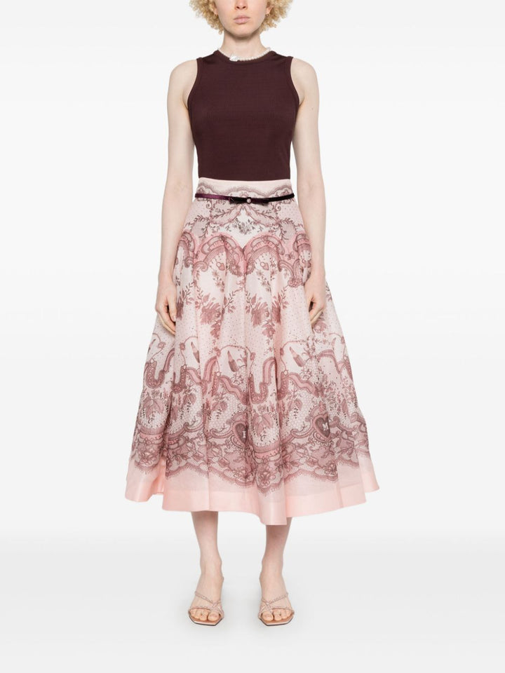 Zimmermann Skirts Pink