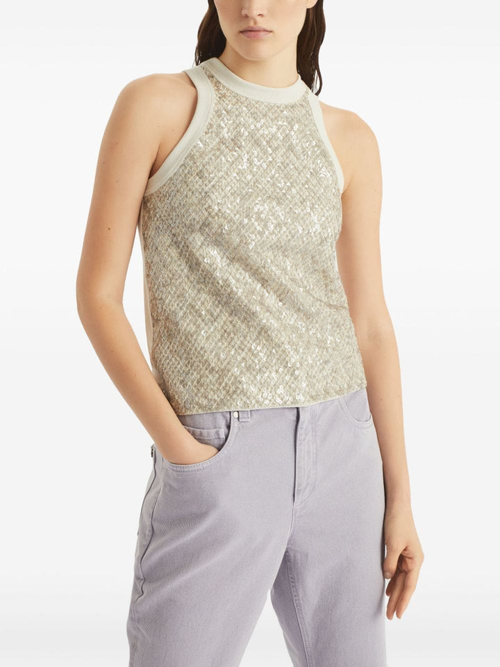 Brunello Cucinelli Beige Top