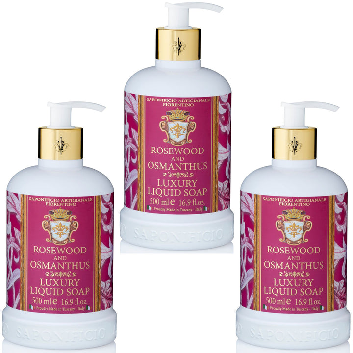 Rosewood & Osmanthus Hand Wash Bundle Set 3Pcs