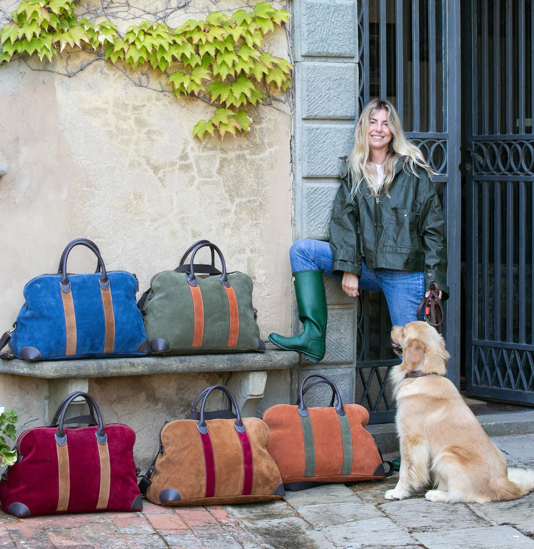 My Style Bags London Twin Deluxe Duffel Travel Bag in Bordeaux for Women