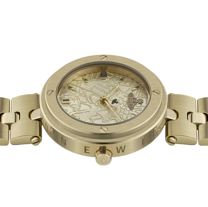 Vivienne Westwood Whitehall 34mm Gold Watch