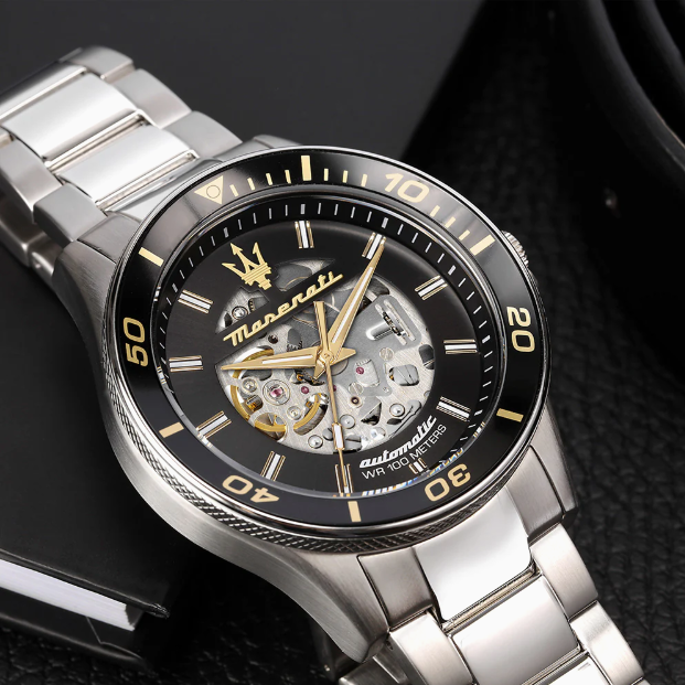 Maserati Sfida 44mm Automatic Stainless Steel Watch