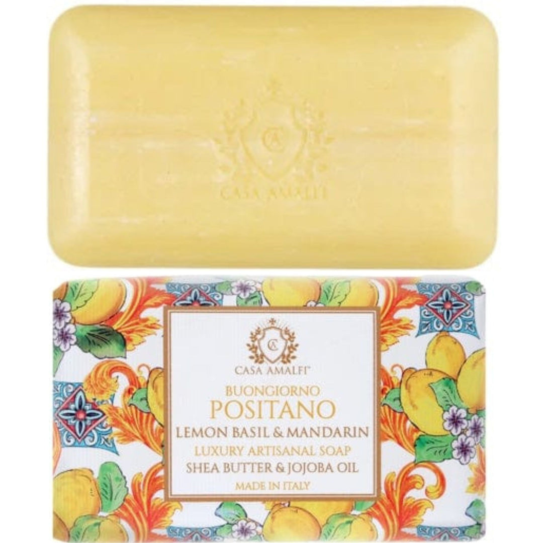 Casa Amalfi Buongiorno Positano Body Soap - Lemon Basil & Mandarin 150g