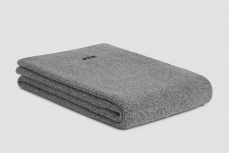 Bemboka Angora & Merino Wool Throws 130x220cm Pale Grey Bemboka Chain Rib Angora & Merino Wool Throw - Pre-Shrunk Brand