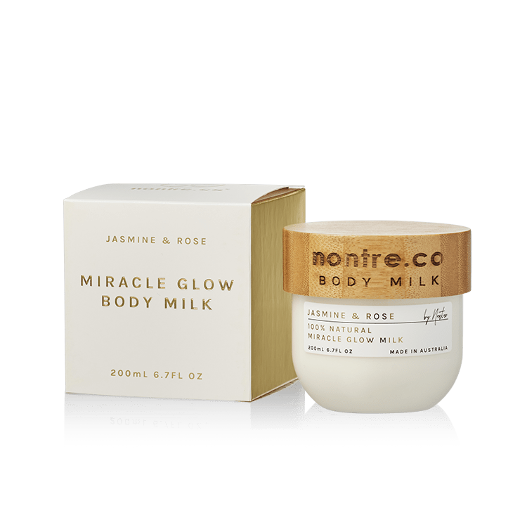 NONTRE.CO Body Milk Nontre.co Miracle Glow Face & Body Milk 200ml Natural Jasmine & Rose Brand