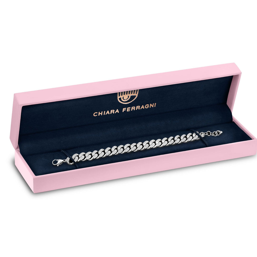 Chiara Ferragni Bracelets Chiara Ferragni Chain Collection Full Pave Bracelet Brand