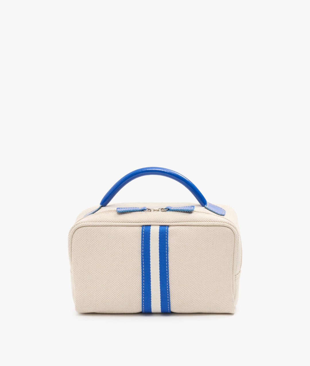 MyStyleBags Cosmetic & Toiletry Bags My Style Bags Berkeley Positano Cosmetic Bag Natural With Blue Stripes Brand