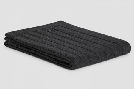 Bemboka Cotton Throws 130x210 Charcoal Bemboka Flat Rib Pure Cotton Throws - Pre-Shrunk Brand