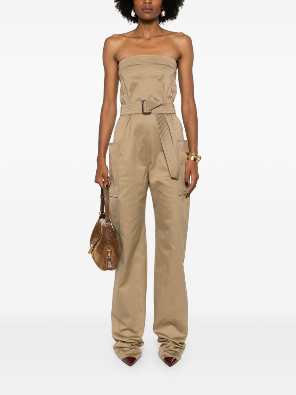 Saint Laurent Jumpsuits Saint Laurent Dresses Beige Saint Laurent Dresses Beige Brand