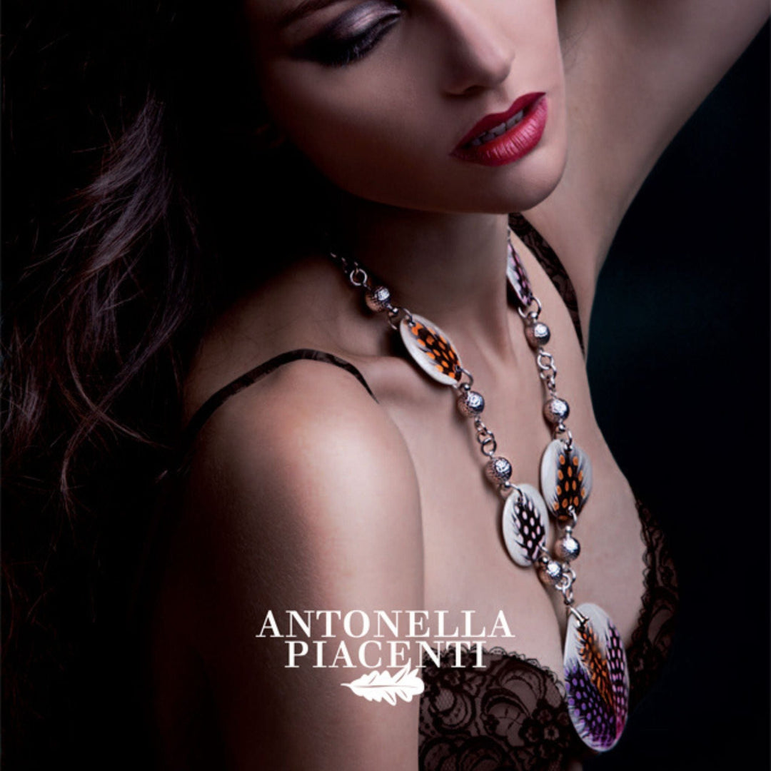 Antonella Piacenti Necklace Antonella Piacenti Batik Necklace Pendant 925 Silver Brand