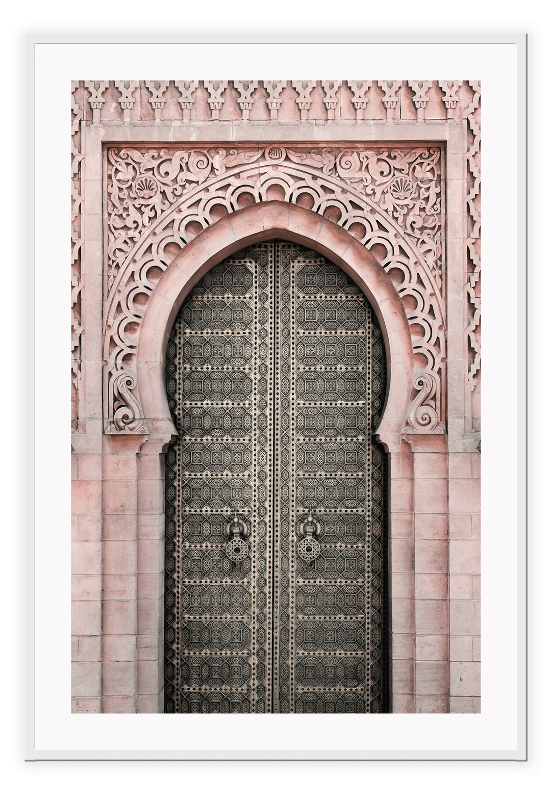 Canvas Print 50x70cm / White Marakesh Marakesh Wall Art : Ready to hang framed artwork. Brand