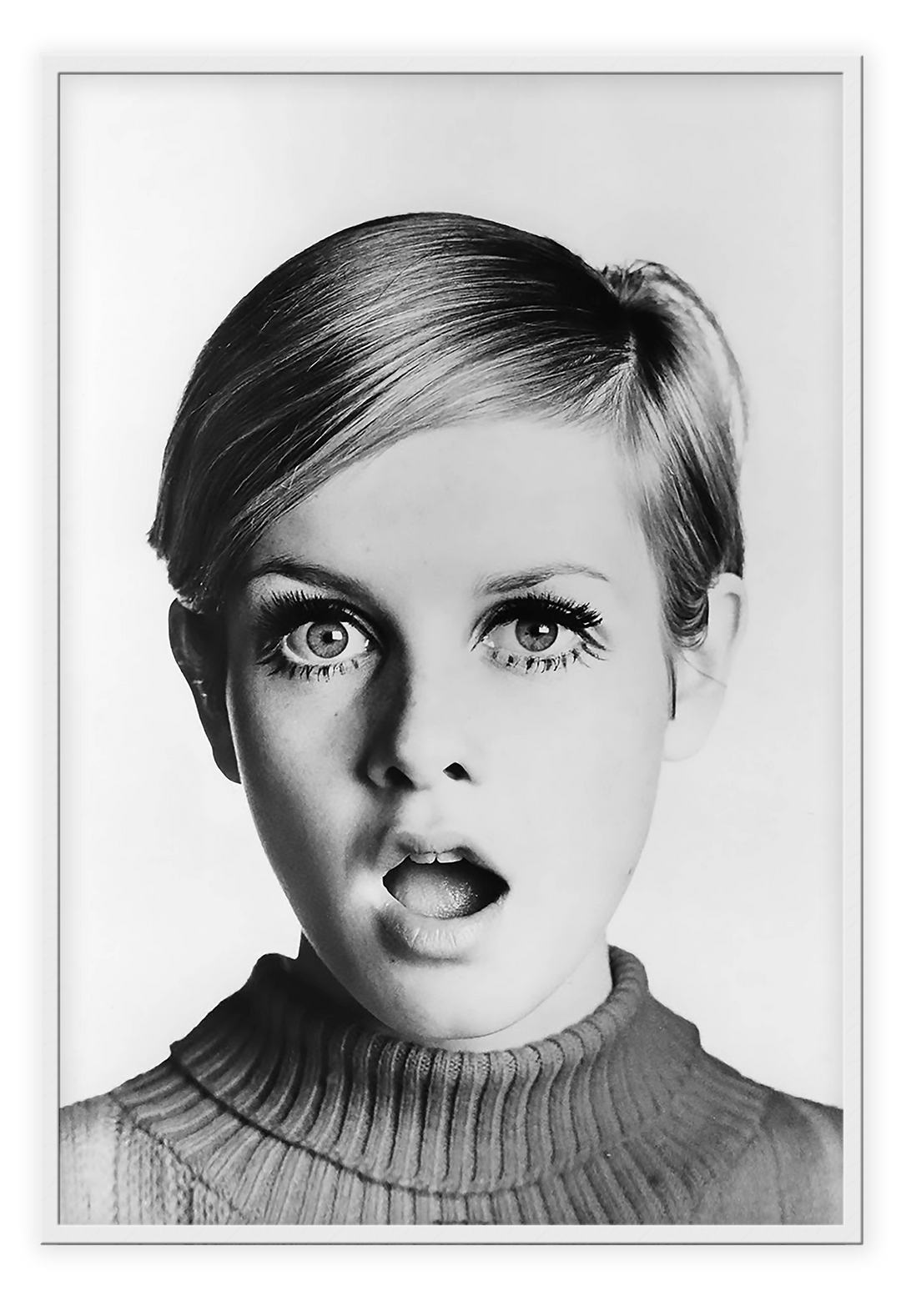 Canvas Print 50x70cm / White Twiggy Brand