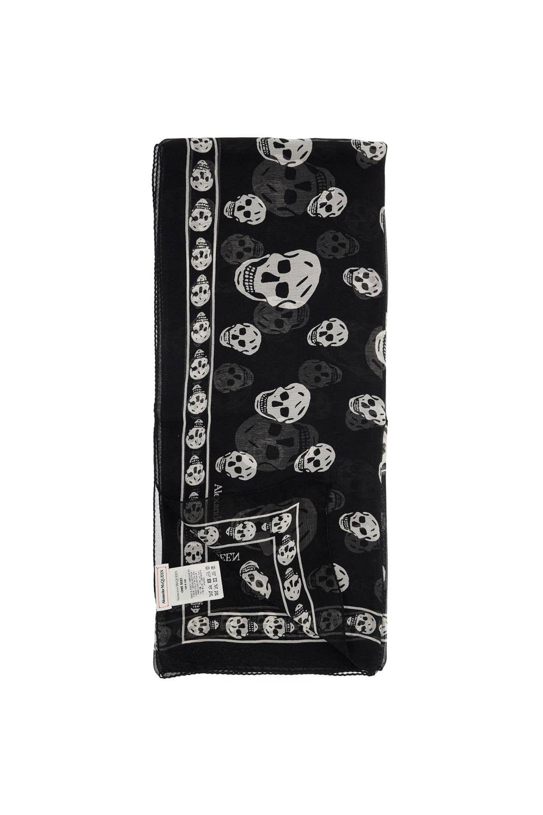 Alexander Mcqueen Scarves Hats & Gloves os Alexander Mcqueen silk skull scarf Alexander Mcqueen silk skull scarf Brand