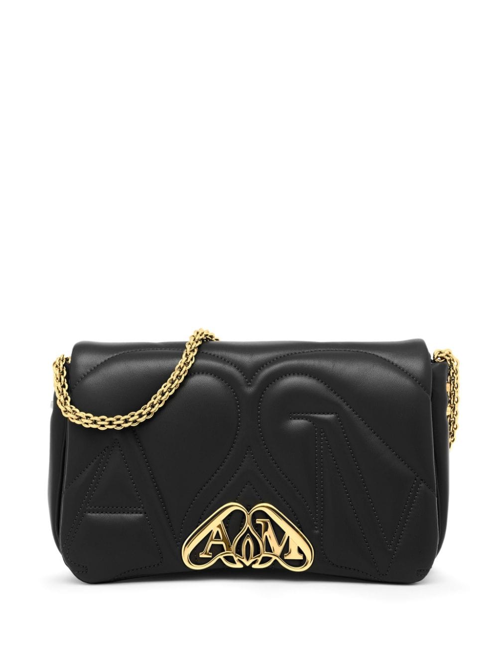 Alexander Mcqueen Shoulder UNI Alexander McQueen Seal Bags Black Alexander McQueen Seal Bags Black Brand