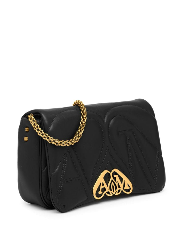 Alexander Mcqueen Shoulder UNI Alexander McQueen Seal Bags Black Alexander McQueen Seal Bags Black Brand