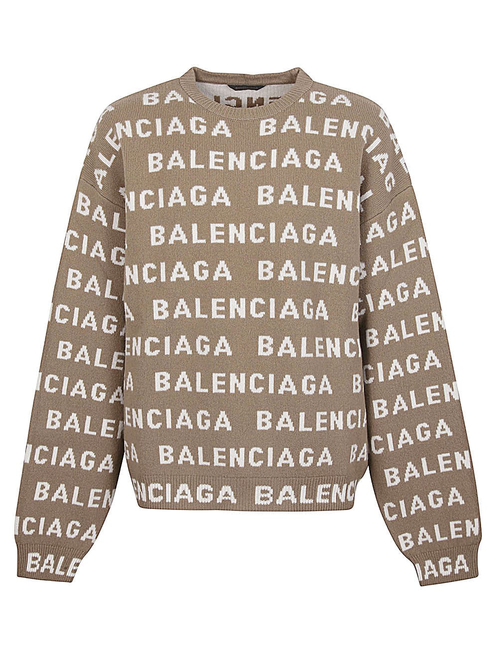 Balenciaga Topwear Balenciaga Sweaters Beige Balenciaga Sweaters Beige Brand