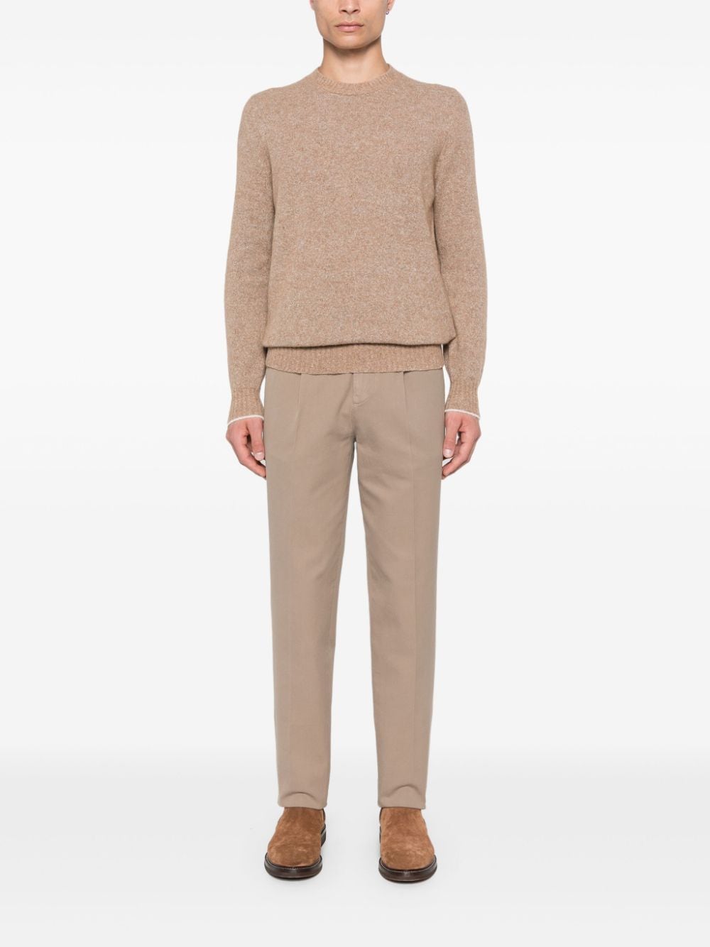 Brunello Cucinelli Topwear Brunello Cucinelli Sweaters Camel Brunello Cucinelli Sweaters Camel Brand