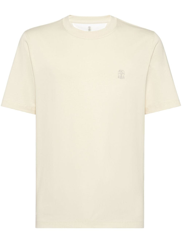 Brunello Cucinelli Topwear Brunello Cucinelli T-shirts and Polos Beige Brunello Cucinelli T-shirts and Polos Beige Brand