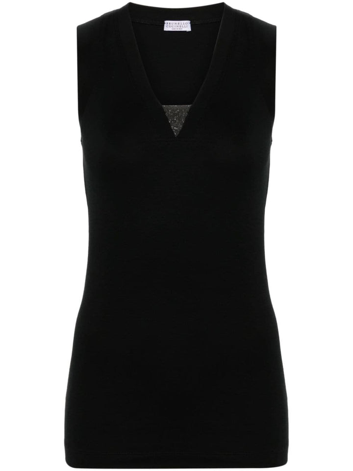 Brunello Cucinelli Topwear Brunello Cucinelli Top Black Brunello Cucinelli Top Black Brand