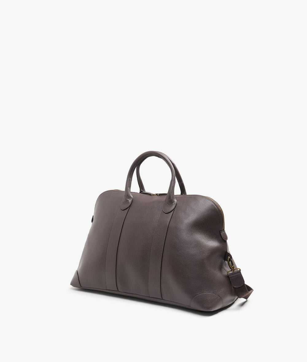 My Style Bags Travel Bags My Style Bags London Milano Suede Duffel Travel Bag in Dark Brown for Men Brand