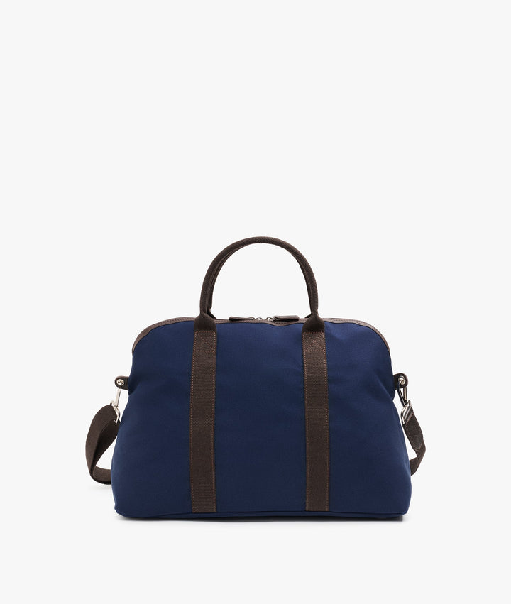 MyStyleBags Travel Bags My Style Bags London Smart Travel Bag Blue My Style Bags London Italian Leather - 100% Cotton - Smart Travel Bag Blu Brand