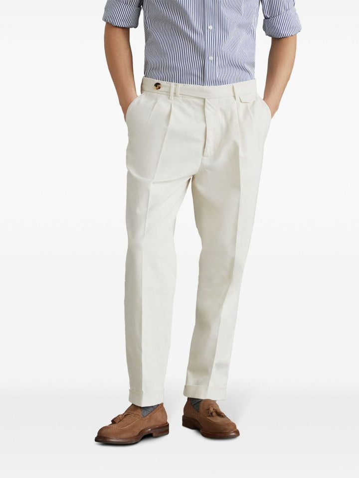 Brunello Cucinelli Trousers Brunello Cucinelli Trousers Cream Brunello Cucinelli Trousers Cream Brand