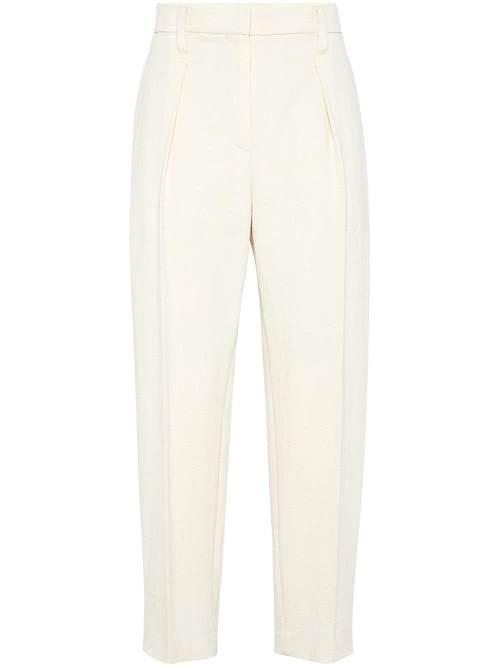 Brunello Cucinelli Trousers Brunello Cucinelli Trousers White Brunello Cucinelli Trousers White Brand