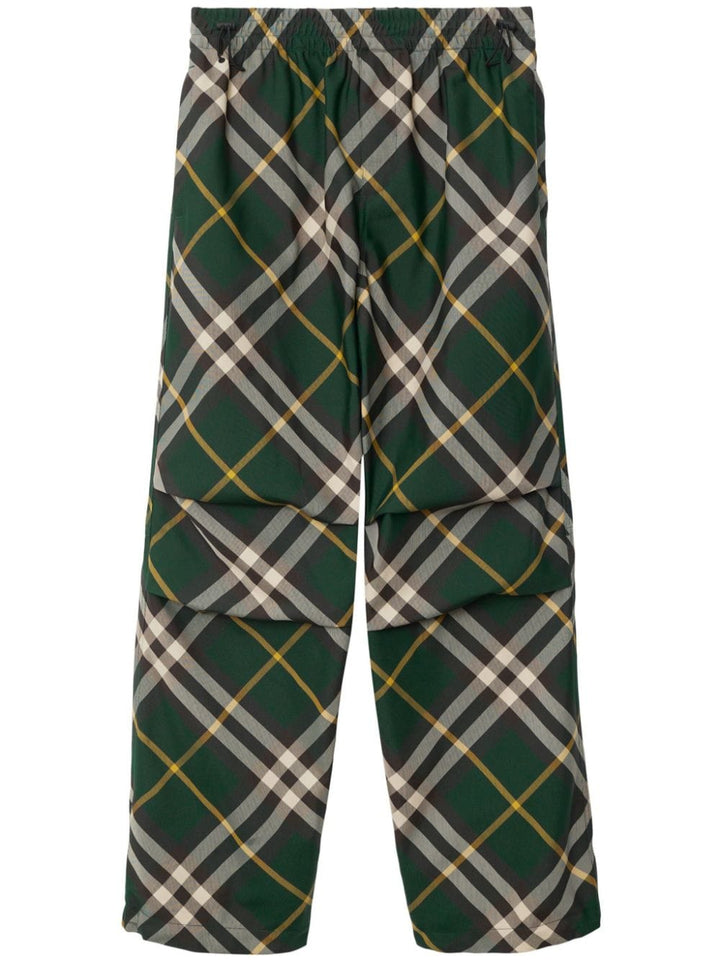 Burberry Trousers Burberry Trousers Green Burberry Trousers Green Brand