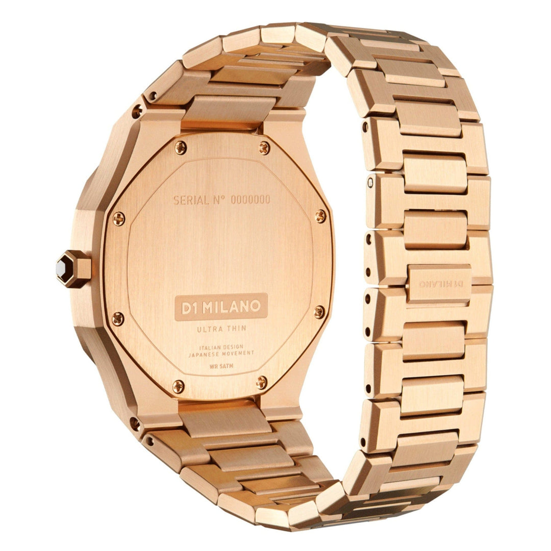 D1 Milano Watch D1 Milano Ultra Slim 34mm Gold Night Watch Brand